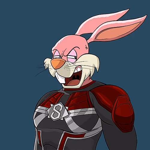 Dark Super Bunny #9959