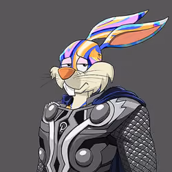 Dark Super Bunny #9372