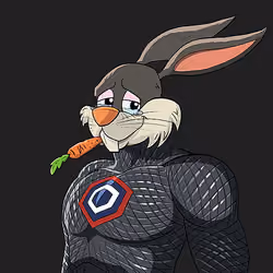 Dark Super Bunny #5186