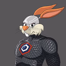 Dark Super Bunny #6234