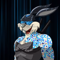 Dark Super Bunny #8019