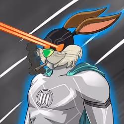 Dark Super Bunny #9586