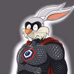 Dark Super Bunny #6976