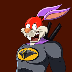 Dark Super Bunny #7914