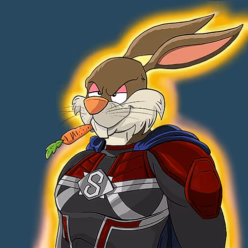 Dark Super Bunny #7351