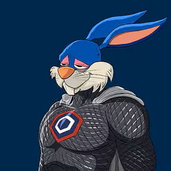 Dark Super Bunny #5562