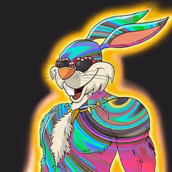 Dark Super Bunny #5288