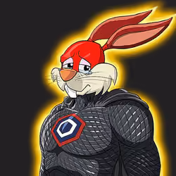 Dark Super Bunny #9750