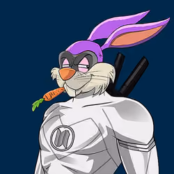 Dark Super Bunny #5844