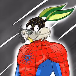 Dark Super Bunny #6908