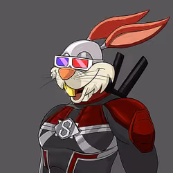 Dark Super Bunny #7022