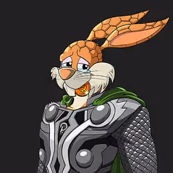 Dark Super Bunny #7934