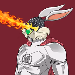 Dark Super Bunny #7189