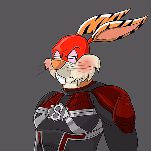 Dark Super Bunny #8587