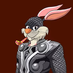 Dark Super Bunny #9856