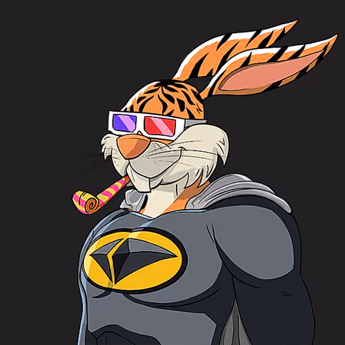Dark Super Bunny #6654