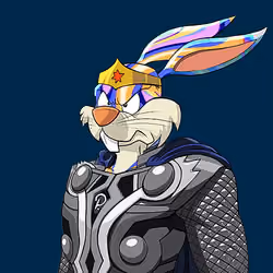 Dark Super Bunny #7930