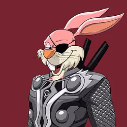 Dark Super Bunny #8817