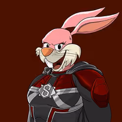 Dark Super Bunny #9207