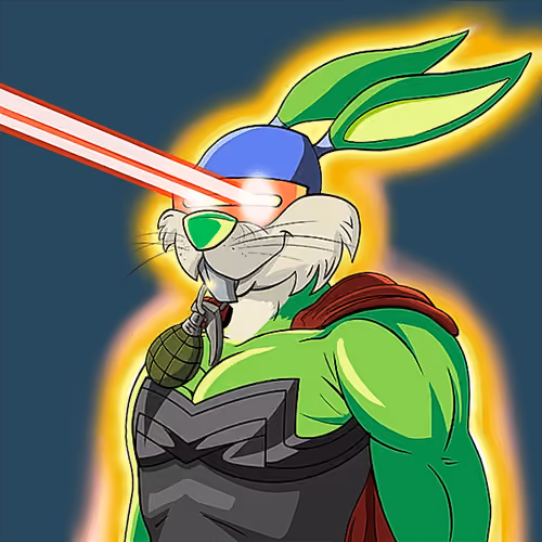 Dark Super Bunny #5901