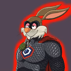 Dark Super Bunny #6961