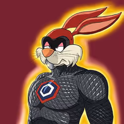 Dark Super Bunny #6153
