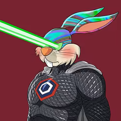 Dark Super Bunny #9556