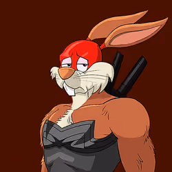 Dark Super Bunny #8242