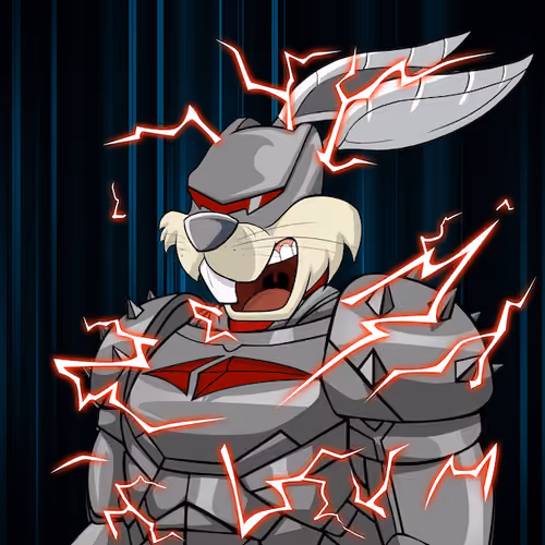 Dark Super Bunny #5039