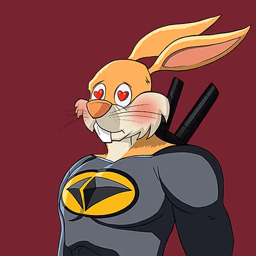 Dark Super Bunny #8987
