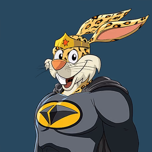 Dark Super Bunny #5114