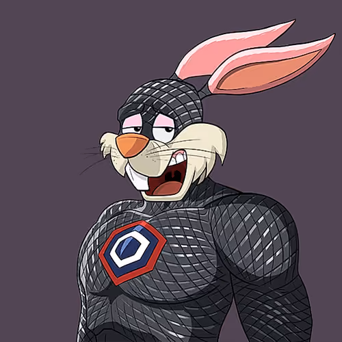 Dark Super Bunny #5265