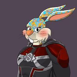 Dark Super Bunny #9605