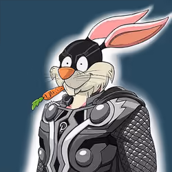 Dark Super Bunny #8530