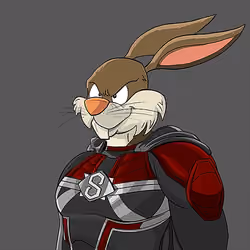 Dark Super Bunny #9876