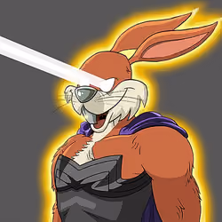 Dark Super Bunny #8963