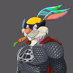 Dark Super Bunny #6737
