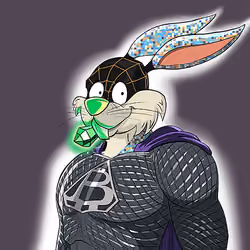 Dark Super Bunny #8699