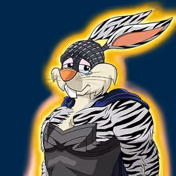 Dark Super Bunny #6298