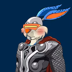 Dark Super Bunny #7468