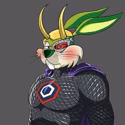 Dark Super Bunny #9686
