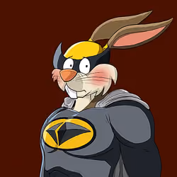 Dark Super Bunny #8769