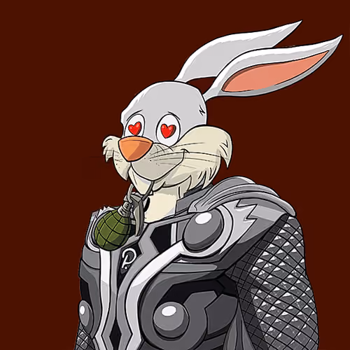 Dark Super Bunny #7028