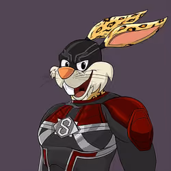 Dark Super Bunny #8947