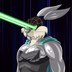 Dark Super Bunny #5538