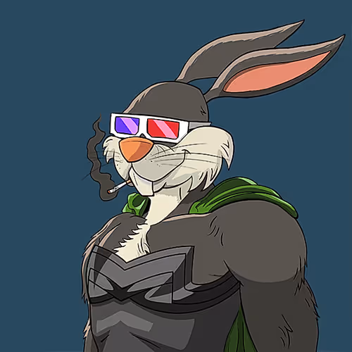 Dark Super Bunny #7237