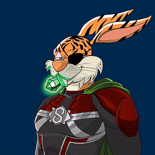Dark Super Bunny #5698