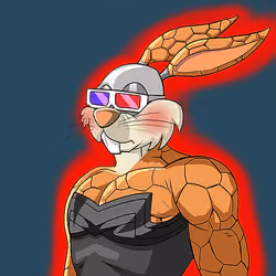 Dark Super Bunny #6717