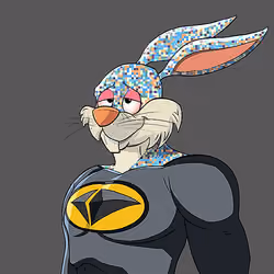 Dark Super Bunny #5016