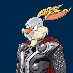 Dark Super Bunny #9373